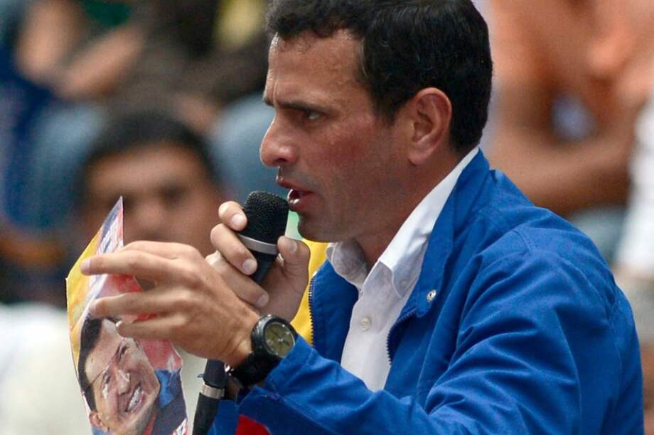 Henrique Capriles, candidato a la presidencia de Venezuela. Foto: EFE