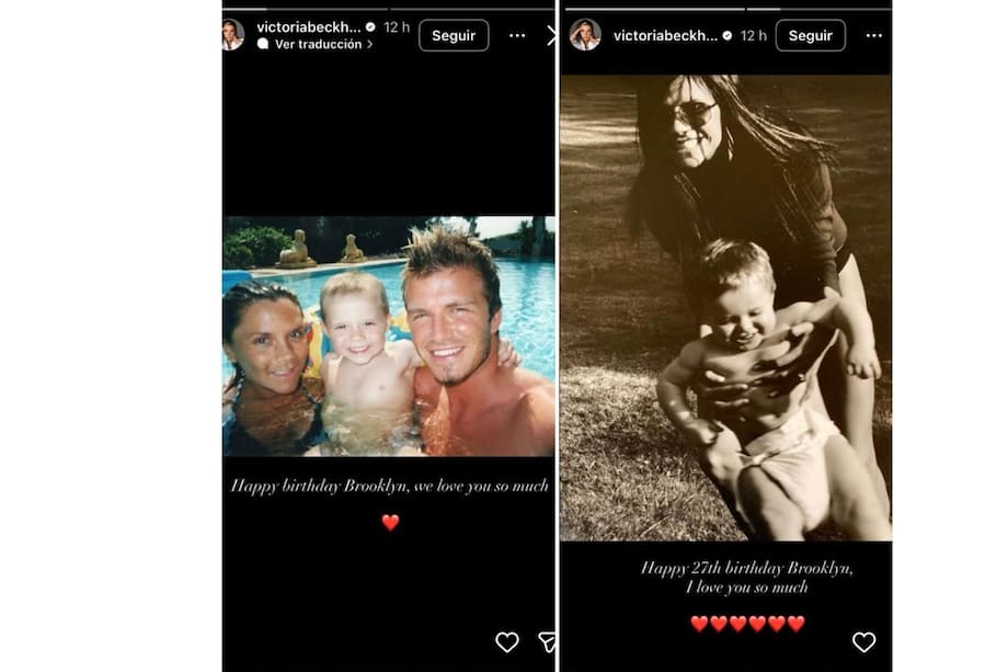 Con estas 'stories' en su Instagram, Victoria Beckham quiso suavizar las relaciones con su hijo Booklyn