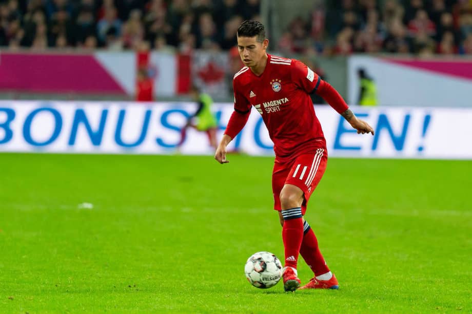 James Rodríguez llegó en el 2017 al Bayern Múnich. / Archivo