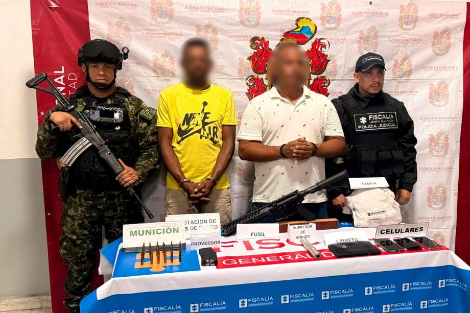 Los capturados pertenecen presuntamente a la banda de 'Los Pepes', una de las principales organizaciones criminales en Barranquilla.
