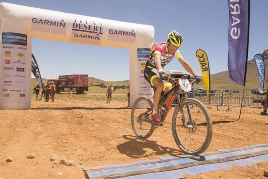 Diego Tamayo, ganador de la Titan Desert.