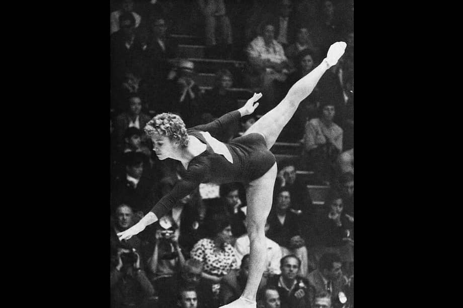 Los Juegos Olímpicos de Melbourne 1956 fueron los primeros en los que participó Larisa Latýnina. / AP
