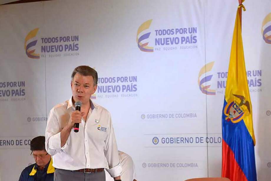 Presidente Santos dijo que el IVA no va a subir este año. / Casa de Nariño