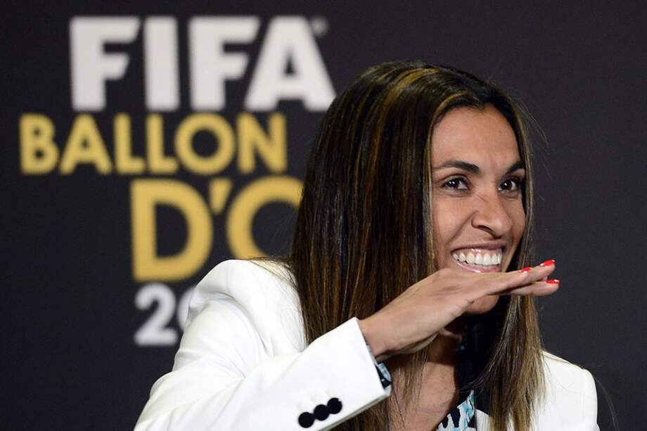 Marta luchará por el premio a la mejor jugadora de 2013 / AFP