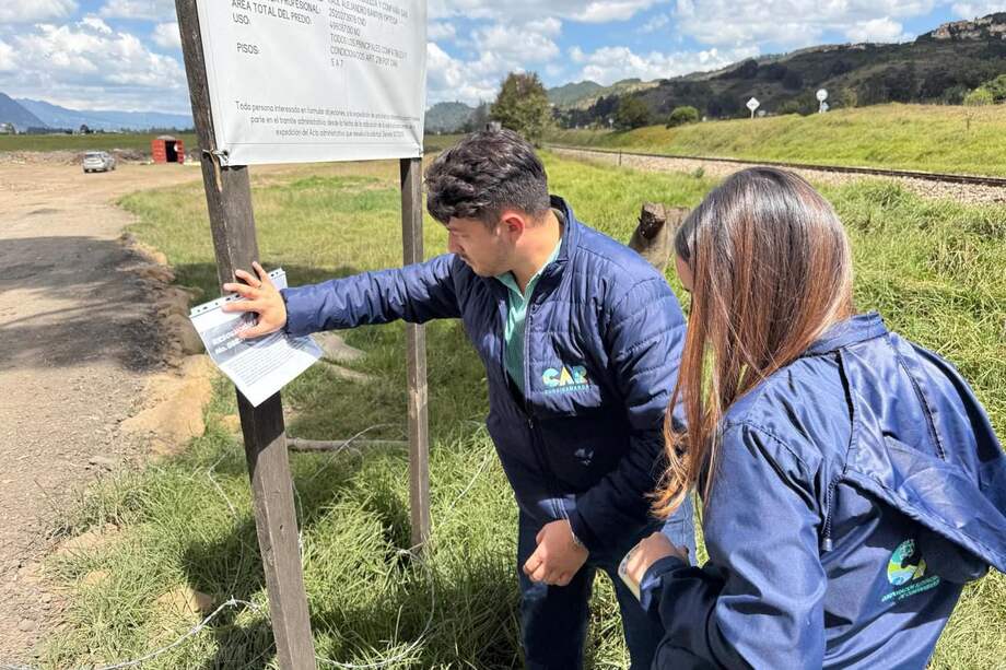 La zona afectada colinda con el río Bogotá