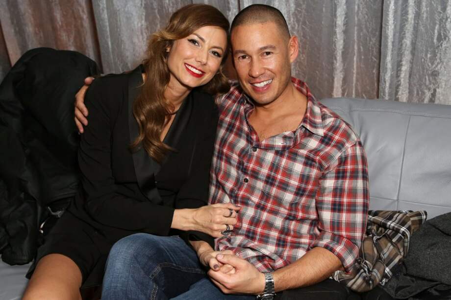 Stacy Keibler y Jared Pobre. / AFP