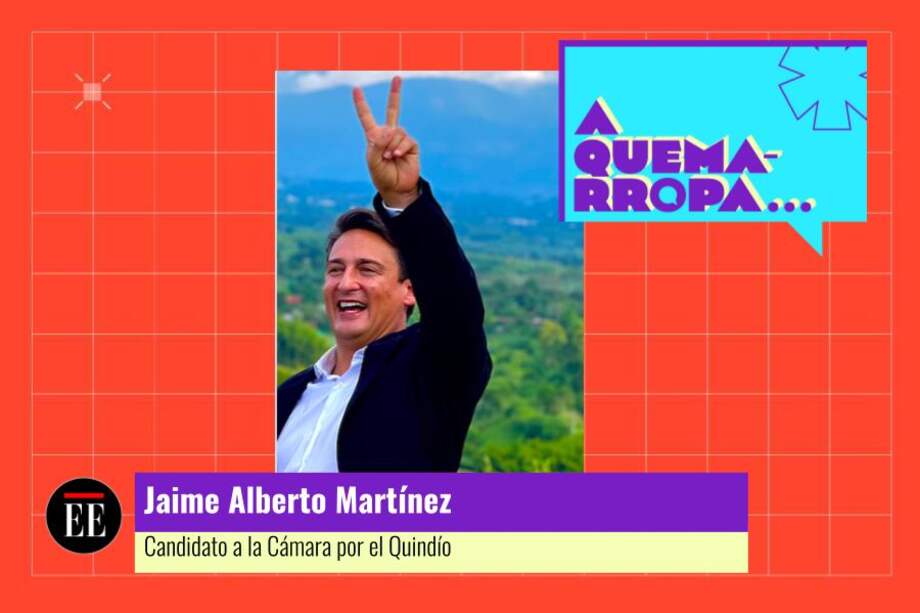 A quemarropa con Jaime Alberto Martínez