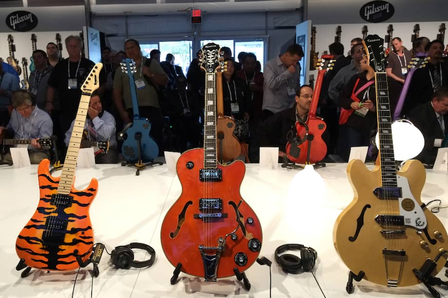 Guitarras Gibson. / Joe Klamar / AFP