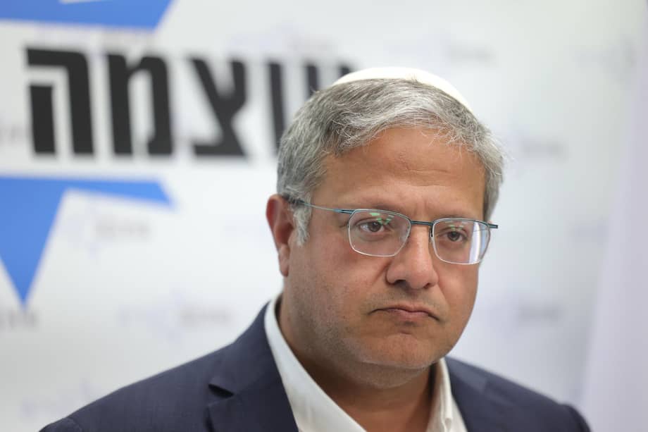 El ministro de Seguridad Nacional de Israel y líder del partido Otzma Yehudit, Itamar Ben-Gvir.