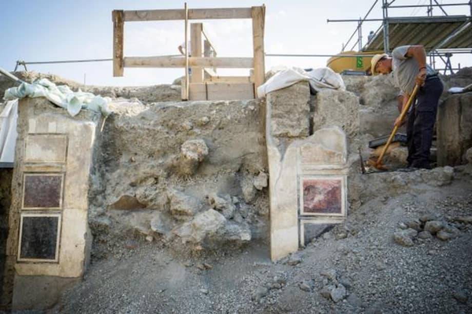 Imagen de algunos de los trabajos que se hicieron en la escuela de gladiadores de Pompeya. / Cortesía