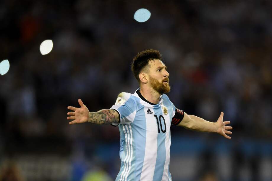 Lionel Messi, delantero de la selección de Argentina. / AFP
