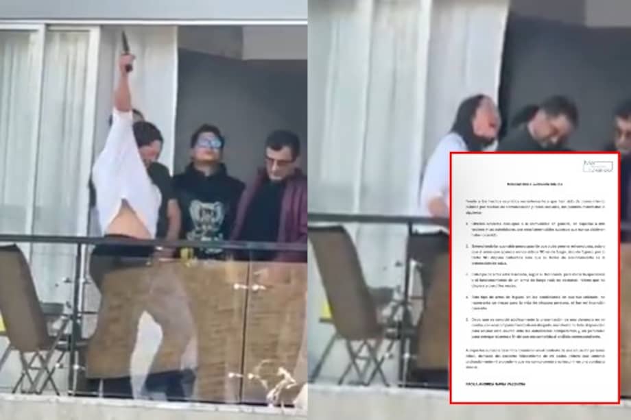 Se pronunció la mujer que fue grabada disparando desde un balcón en el norte de Bogotá.