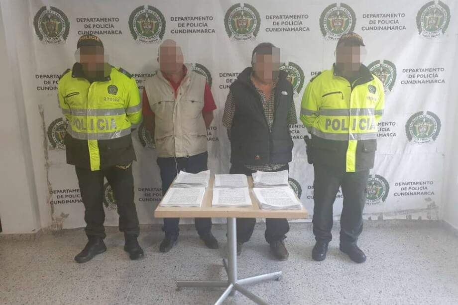 El veedor de Cundinamarca aseguró que son múltiples las noticias falsas sobre candidatos que se difundido en estas elecciones. / Policía de Cundinamarca