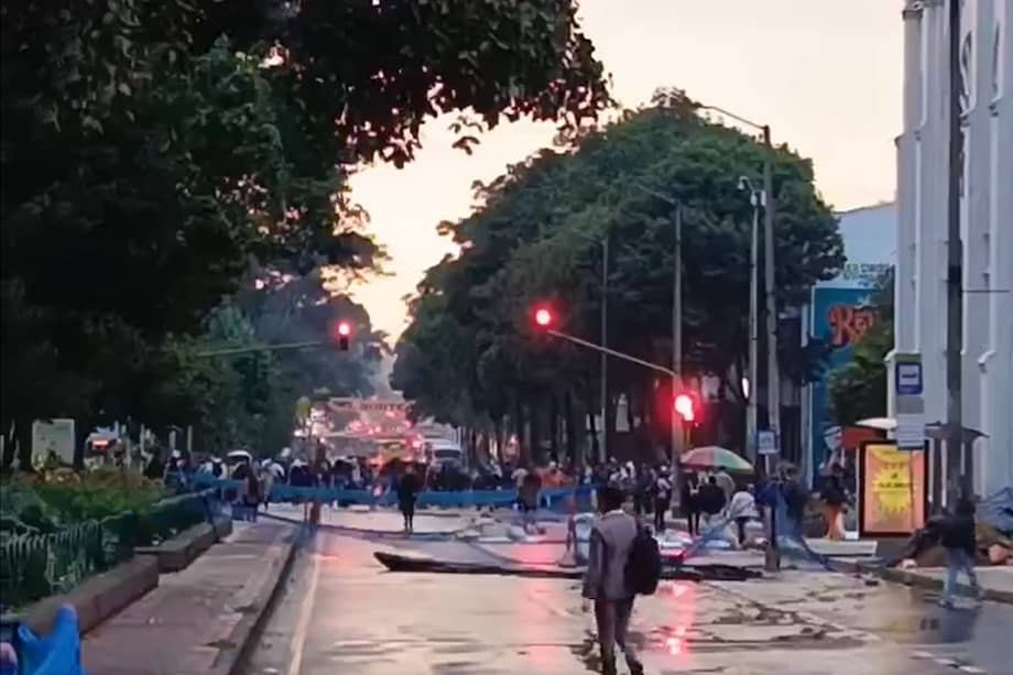 Protesta en la calle 72