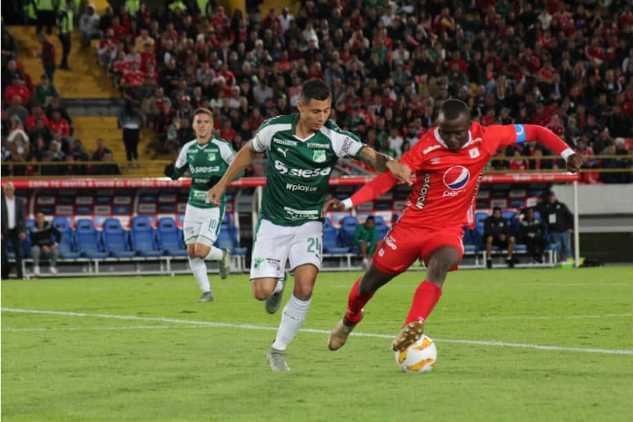 América y Deportivo Cali se enfrentaron en el torneo ESPN. Al final, los 'Escarlatas' ganaron 1-0. / Jorge Londoño