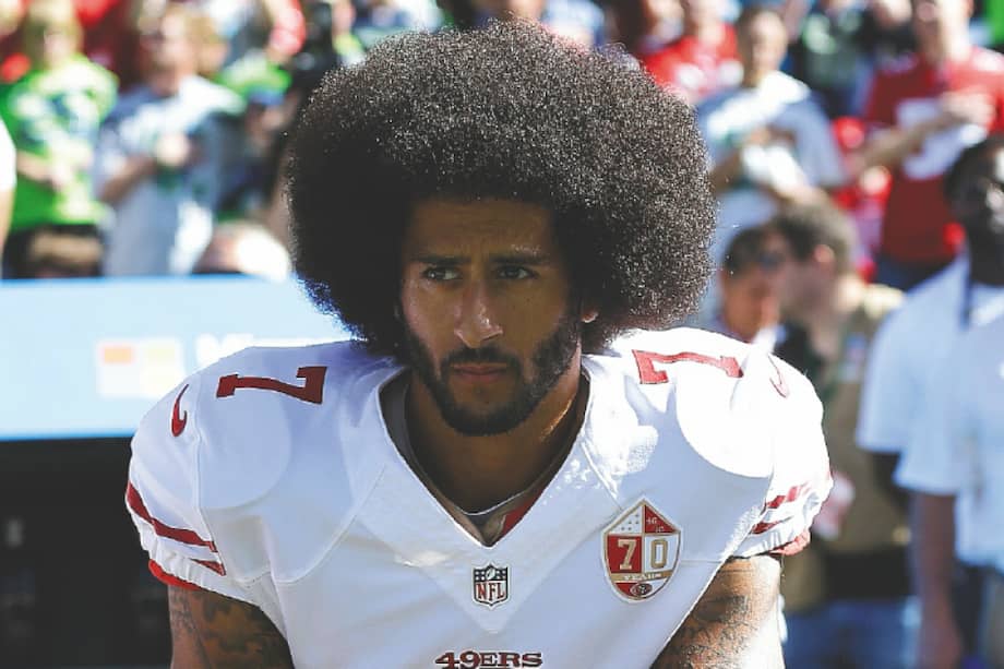 Colin Kaepernick, jugador de fútbol americano.