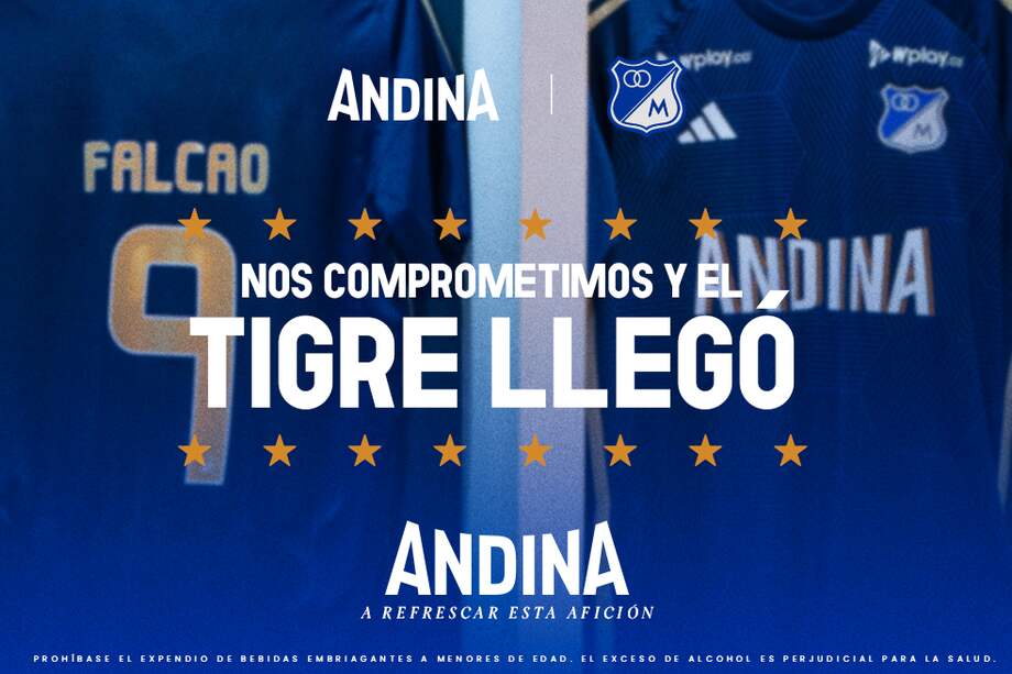 Preparen las frías, porque en los próximos partidos donde juegue Millos, habrá mucha garra y mucha Andina.