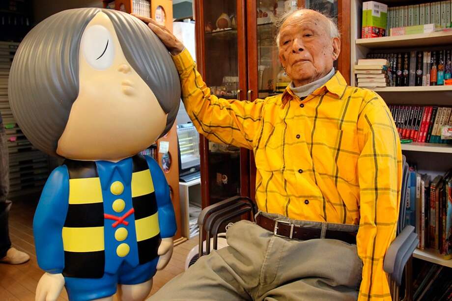 Shigeru Mizuki en mayo de 2015. / AFP