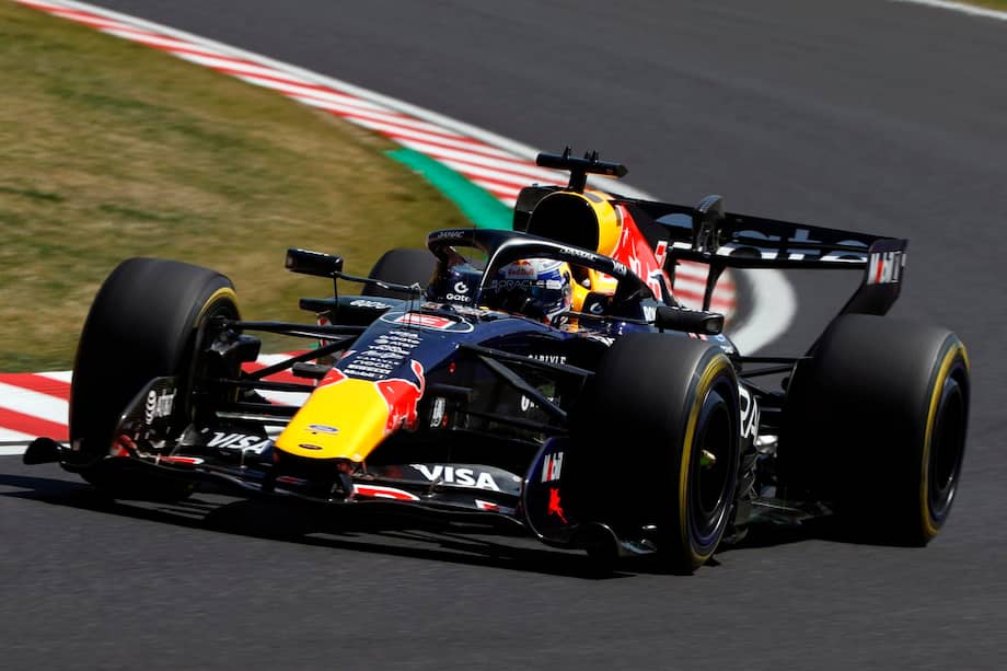 Max Verstappen durante la práctica del Gran Premio de Japón de la Fórmula 1.