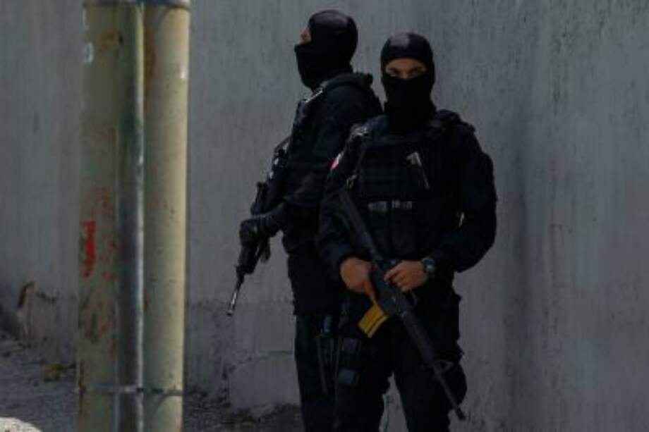 Agentes del Servicio Bolivariano de Inteligencia Nacional en Venezuela.