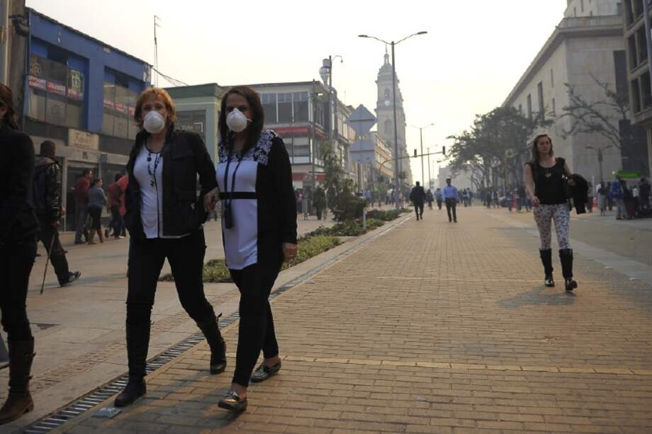 Desde el pasado jueves toda la ciudad se encuentra en alerta amarilla y en el suroccidente persiste la alerta naranja. / Cristian Garavito - El Espectador