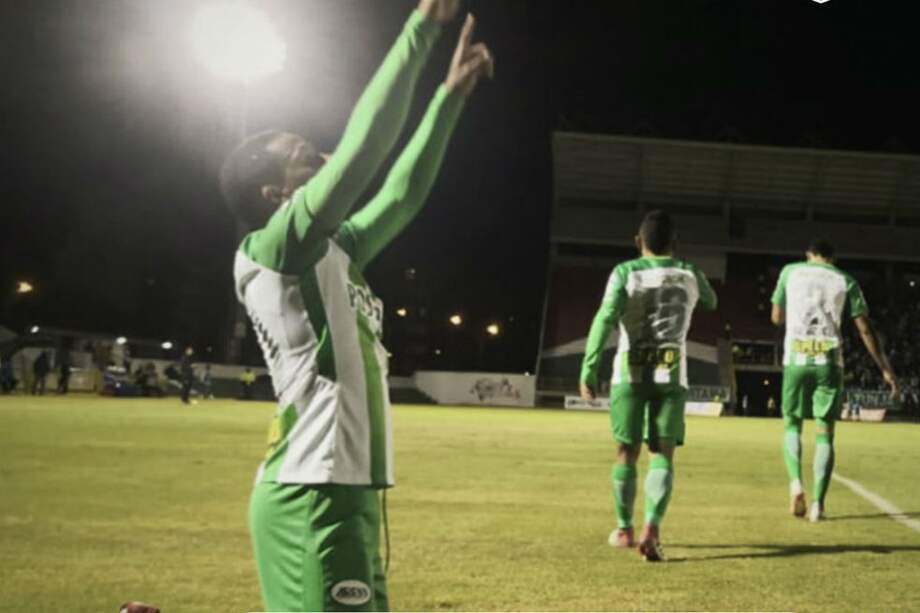 Steven Lucumí anotó de penal el único gol de la noche de este martes. / @Nacionaloficial