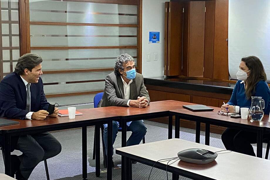 Reunión de Sergio Fajardo con la Alta Comisionada de Naciones Unidas para los Derechos Humanos, Juliette De Rivero.