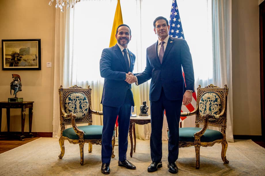 El presidente Abelardo de la Espriella y el Secretario de Estado, Marco Rubio, se reunieron en Barranquilla.