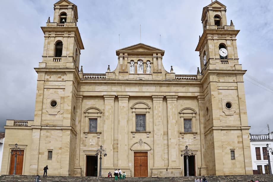 Basílica de Nuestra Señora del Rosario de Chiquinquirá. Ubicada en Chiquinquirá, Boyacá, Colombia.
