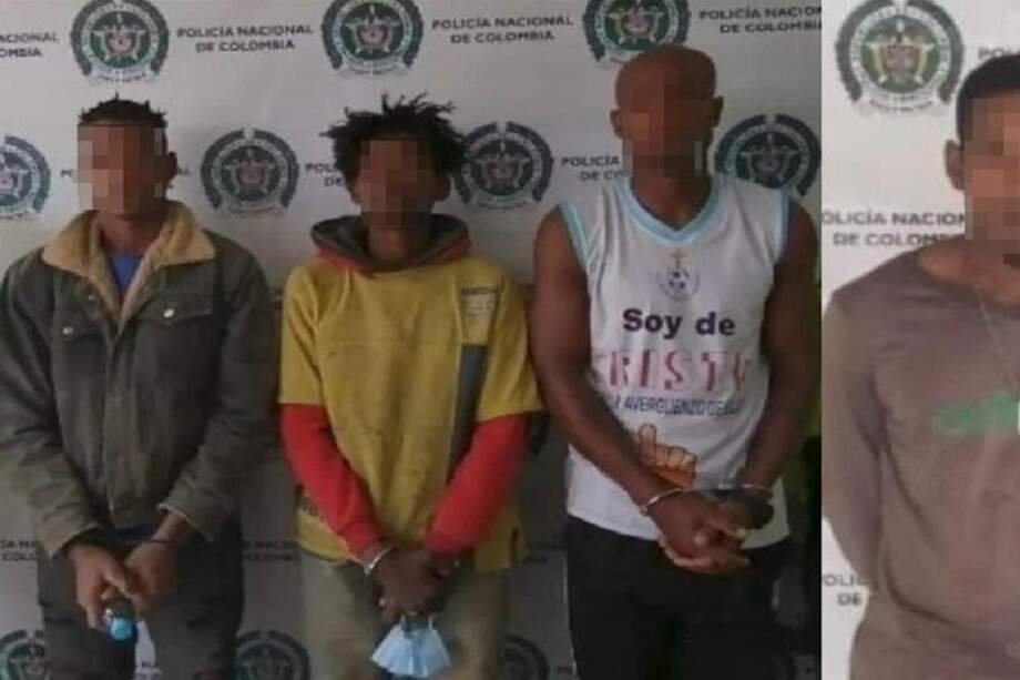 Los capturados fueron dejados a disposición de un despacho de la Fiscalía