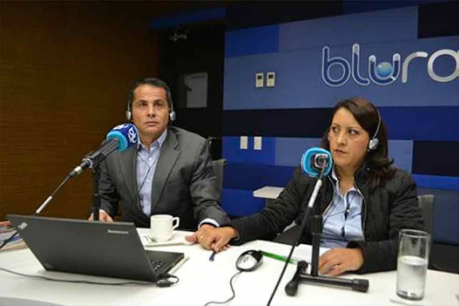 Carlos Ferro y Marcela Pineda. Foto: BLU Radio