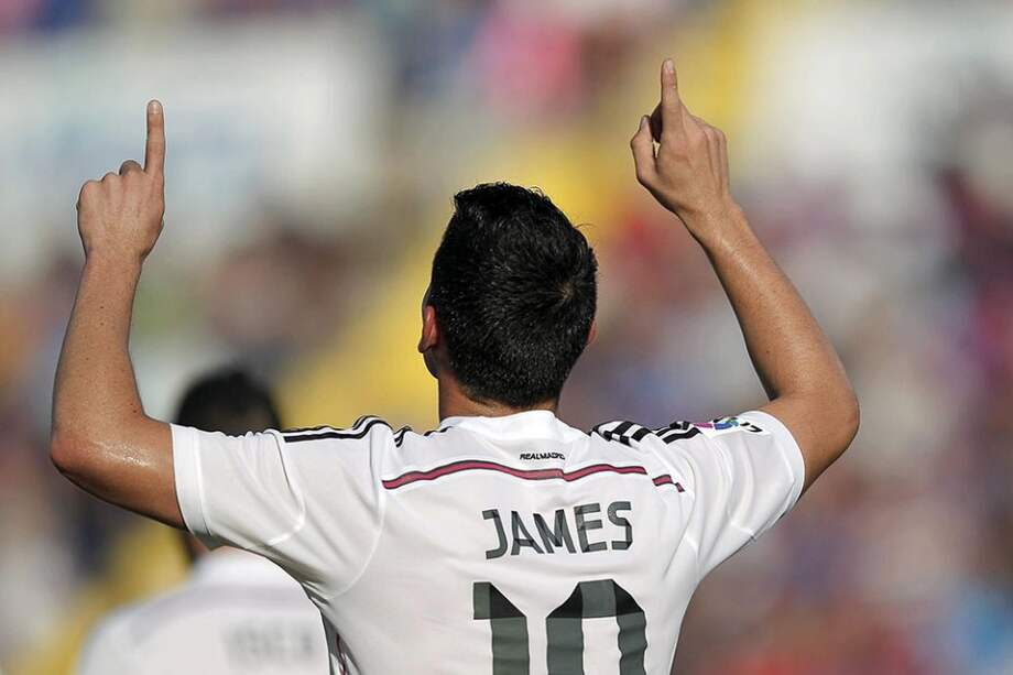 James Rodríguez jugará este sábado contra el Barcelona. //AFP