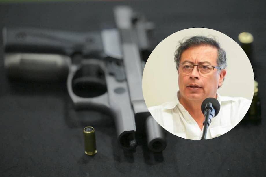 Petro afirmó que más de 62 mil armas de empresas de seguridad habrían quedado en manos de bandas criminales.