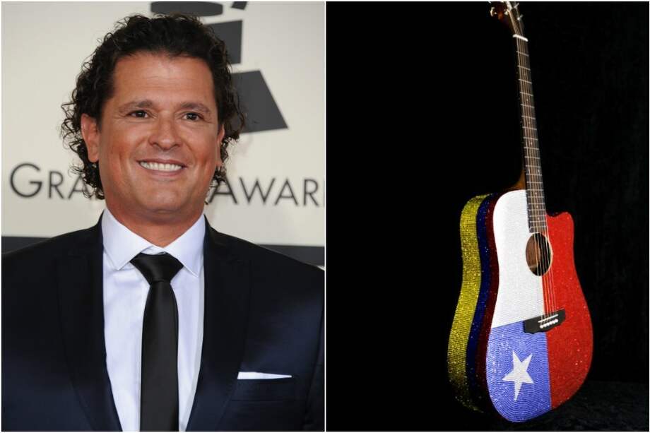 Carlos Vives dona guitarra para damnificados de Chile