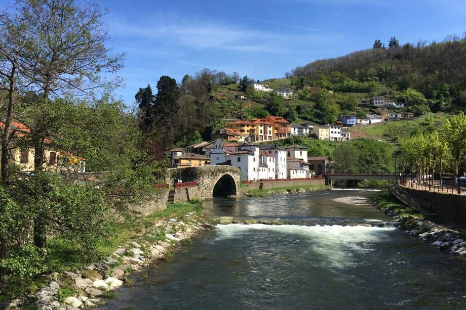 El pueblo de Cangas del Narcea.
