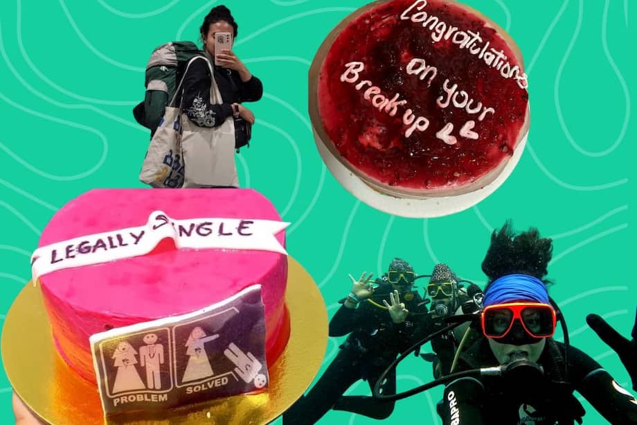 Cada vez más son las personas que deciden celebrar sus rupturas amorosas como una forma de darle la bienvenida a un nuevo ciclo. Estas son algunas fotos de quienes nos compartieron sus historias de festejo.