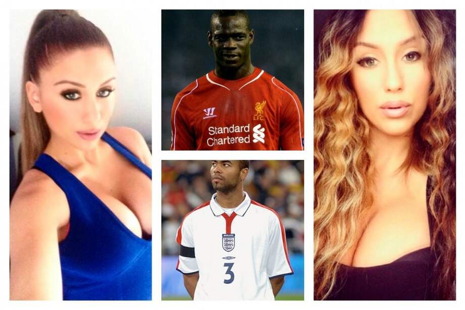 Eglantine Flore Aguilar, Mario Balotelli y Ashley Cole.