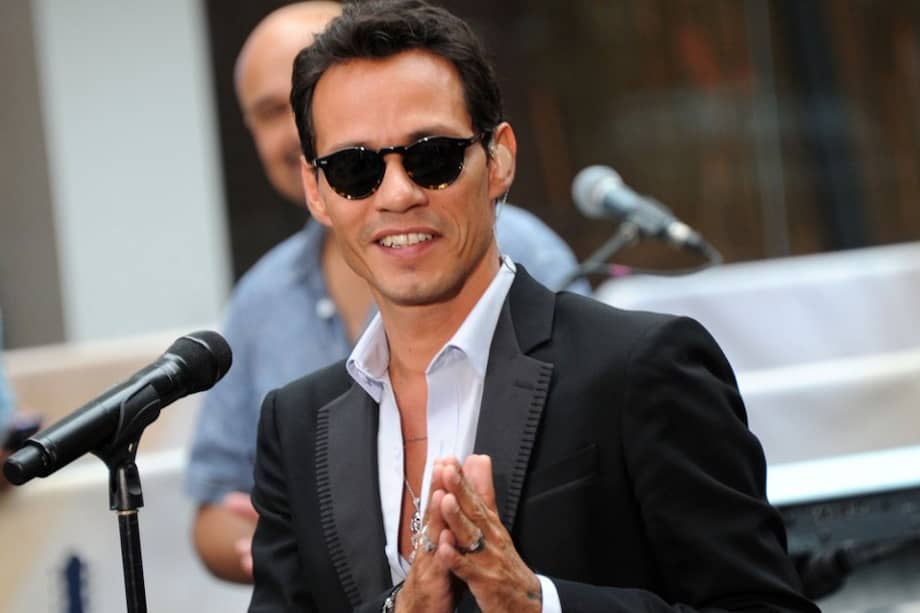 Marc Anthony en el lanzamiento del álbum "3.0".