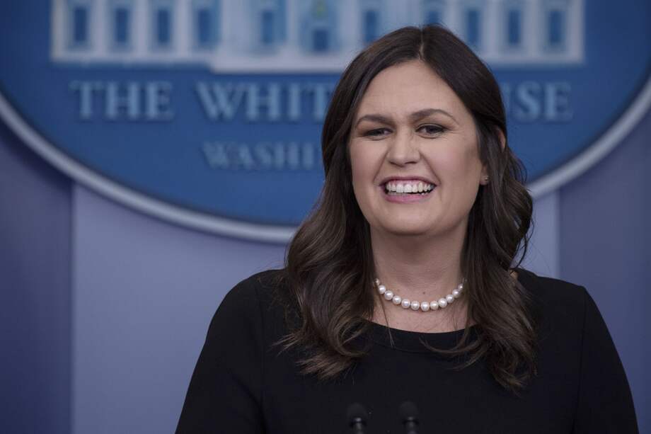 La portavoz de la Casa Blanca, Sarah Huckabee Sanders / AFP