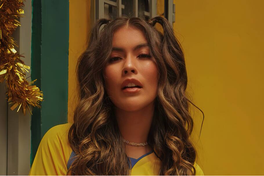 Karen Lizarazo, cantante de música vallenata.