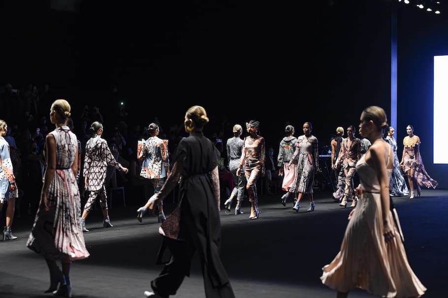 Colección de Diego Guarnizo en Colombiamoda. / Inexmoda