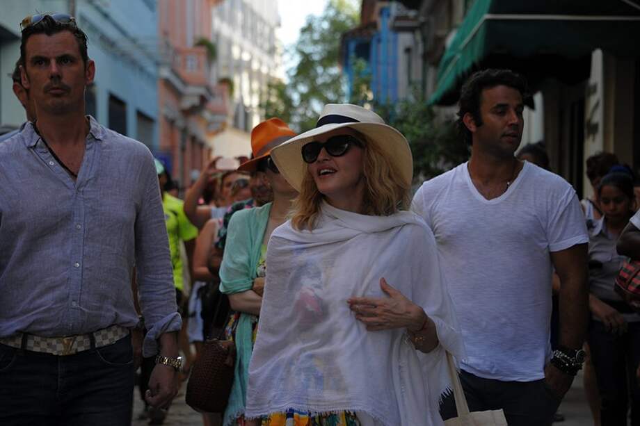 Madonna en Cuba. / AFP