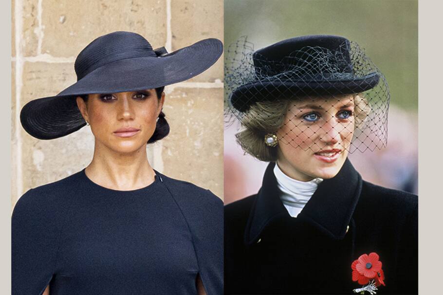 Se dice que Meghan ha querido copiar muchos detalles de estilo de la madre del príncipe Harry.