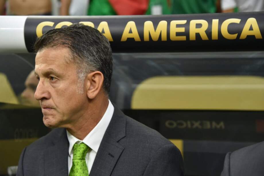 Juan Carlos Osorio, entrenador colombiano de la selección de México. / AFP