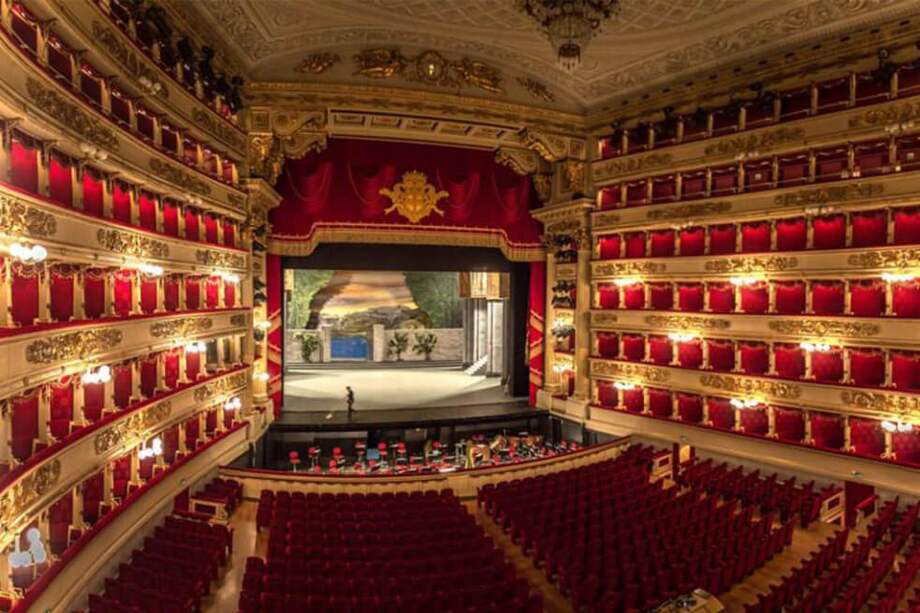 La Scala de Milán, en el salón de casa por obra de Google. / EFE