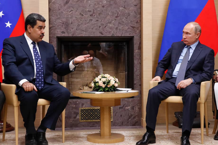 Imagen de archivo de una reunión entre Nicolás Maduro y Vladimir Putin.