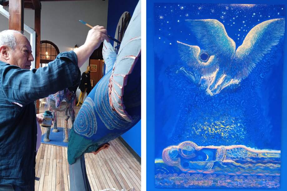 Nelson Román (1945) Artista plástico. Recibió su formación artística en la Escuela de Bellas Artes de Quito (1962-1968); en la Escuela de Artes Decorativas de Niza, con Daniel Dezeuze y en la de Arte y Arquitectura de Marsella Luminy, con Crhistian Jaccard (Francia 1982).