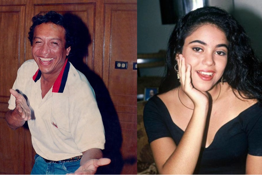 Diomedes Díaz y Shakira en 1993