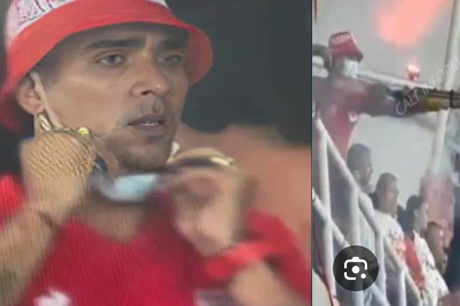 El hecho que desató la captura de "El Cañonero" se produjo al final del partido entre América y Atlético Nacional, cuando la situación en el estadio se tornó caótica.