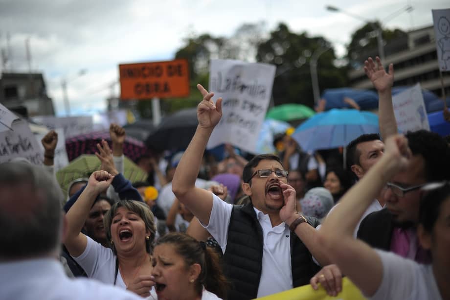 Cerca de 40.000 personas marcharon en el país para protestar en contra de la “ideología de género”. / Cristian Garavito